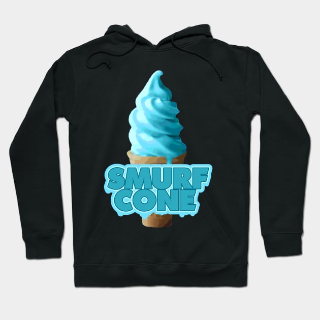 The Smurfiest Cone Hoodie by FlipandFinn